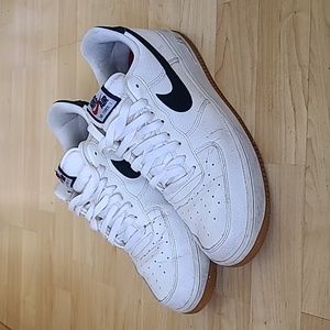 Nike Air Force 1 '07 2 Low White Obsidian Navy Gum CI0057-100 Size 9.5